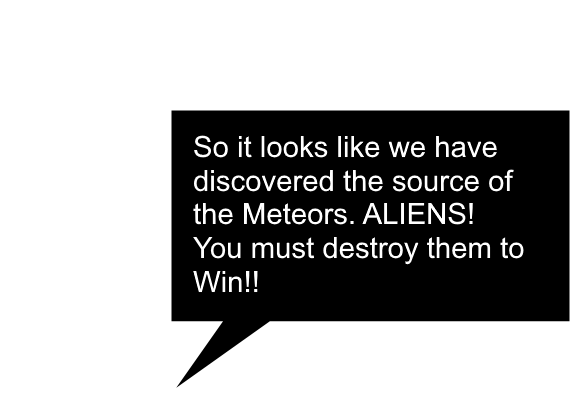 A speech bubble.